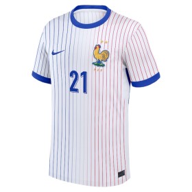 Maillot Foot France L. Hernandez 21 Exterieur UEFA Euro 2024